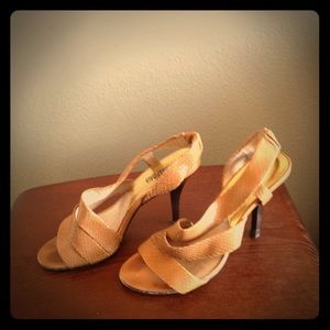 Tan Strap Heels